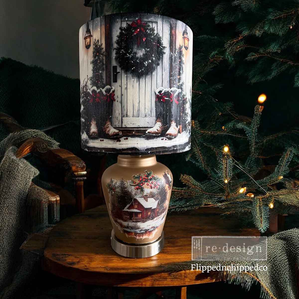 A3 Decoupage Fiber Pack – Santa’s Woodland Stroll – 3 sheets, 11.7″x16.5″