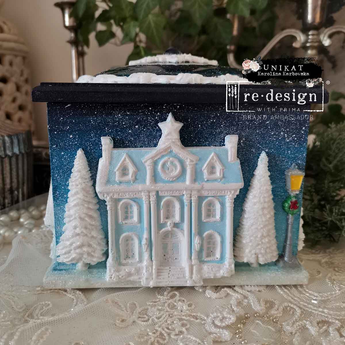 Decor Moulds® – Christmas Village – 1 pc, 5″x10″x8mm