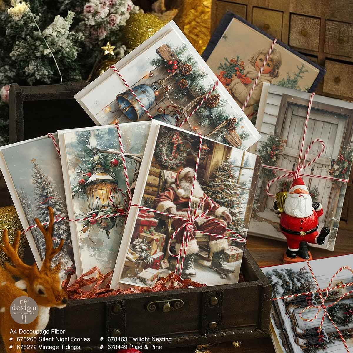 A4 Decoupage – Silent Night Stories – 1 sheet, 8.27″x11.69″