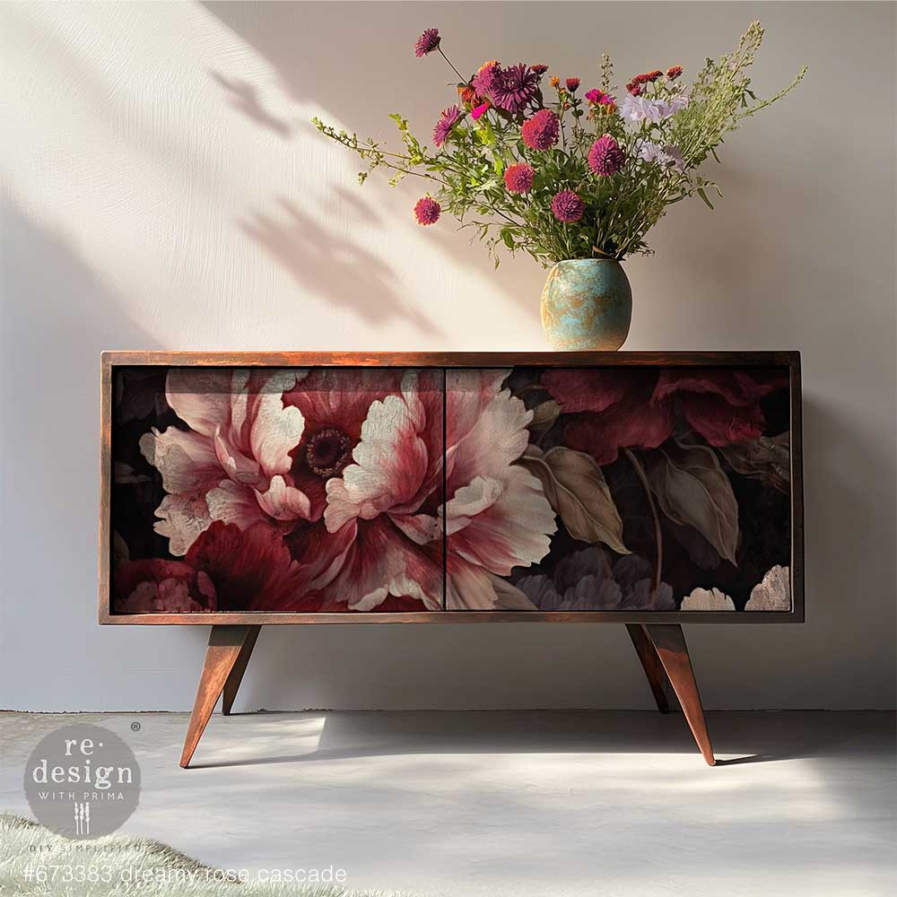 A1 Decoupage Paper - Dreamy Rose Cascade