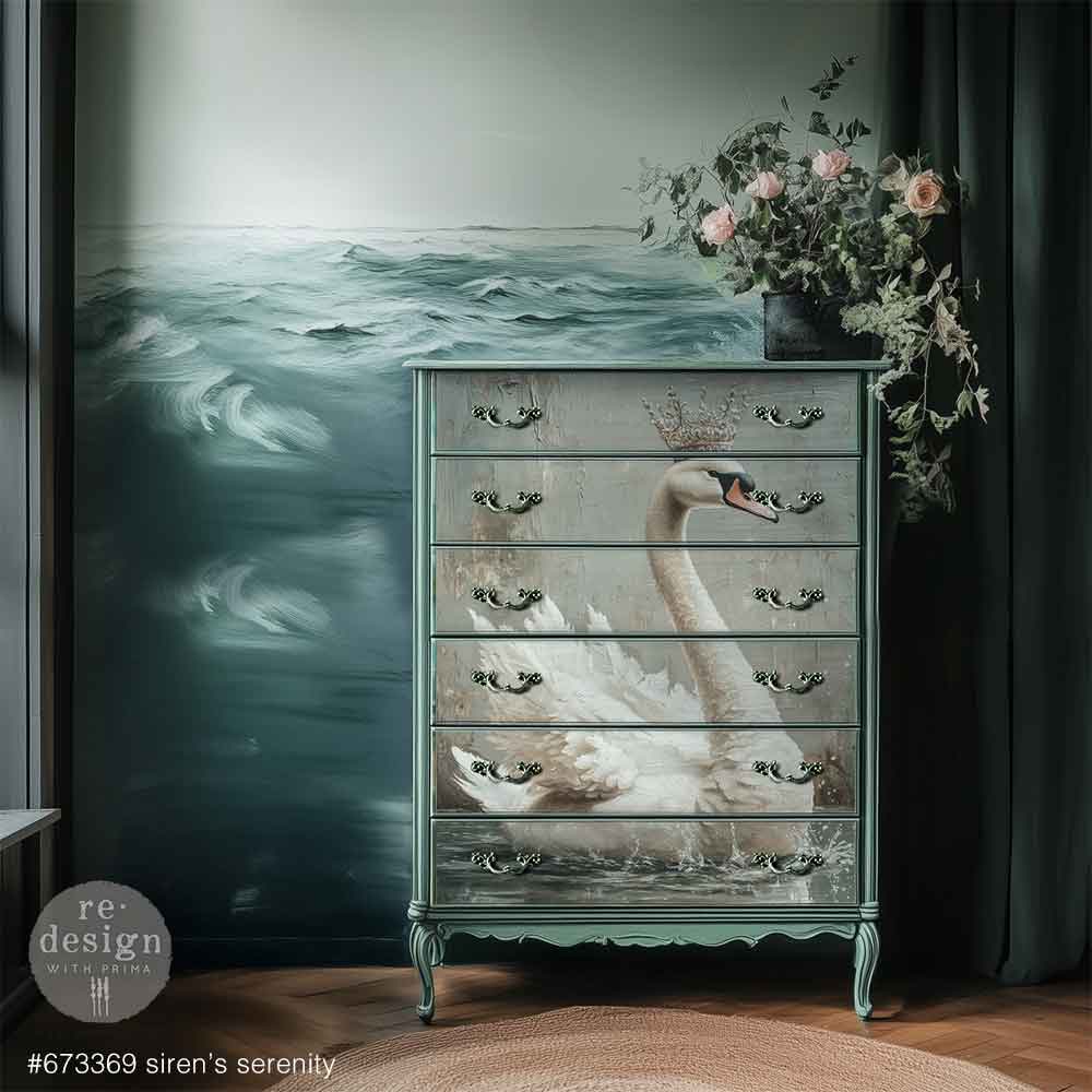 A1 Decoupage Paper - Siren's Serenity