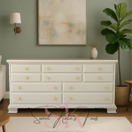Warm White Dixie Sideboard/Dresser