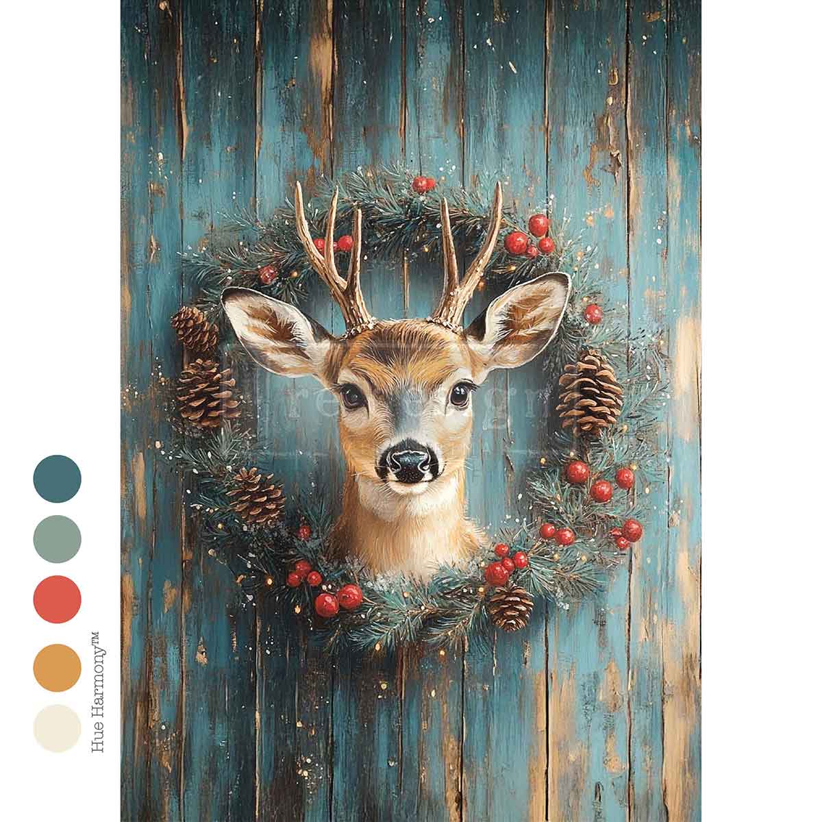 A4 Decoupage – Jingle Jungle – 1 sheet, 8.27″x11.69″