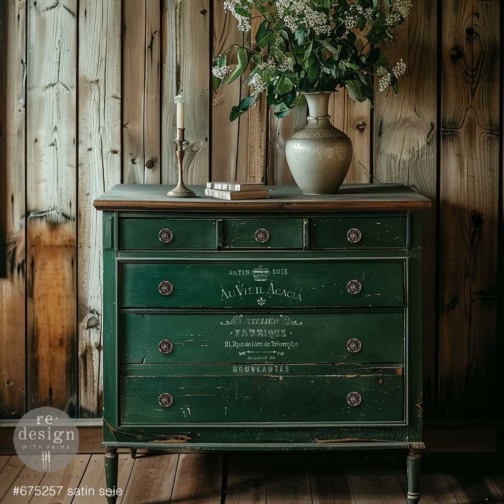 Decor Stencils® – Satin Soie – 1 pc, sheet size 9″x12″