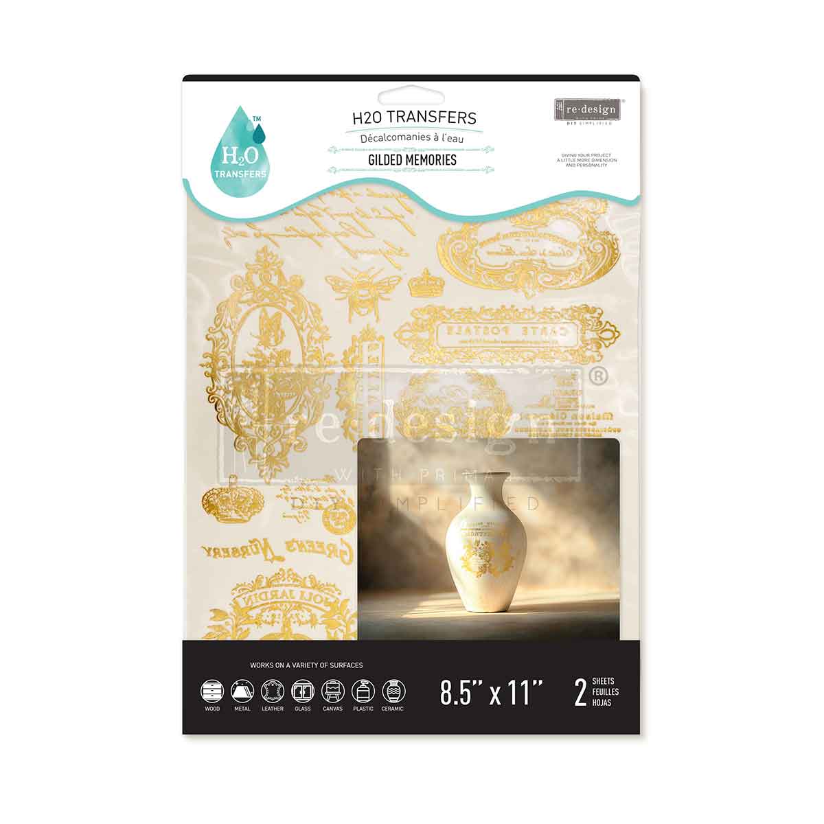 H2O Transfers Gold – Gilded Memories