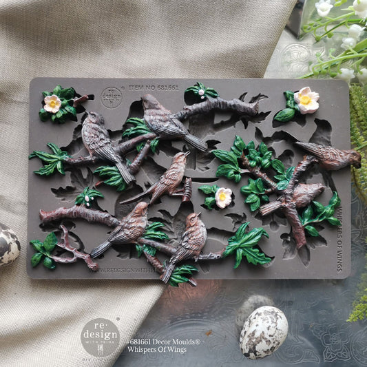 Decor Moulds® – Whispers Of Wings – 1 pc, 5″x8″x8mm