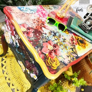 DECOUPAGE DECOR TISSUE PAPER 19×30 – CECE ABSTRACT BEAUTY – 1 SHEET, 19″X30″