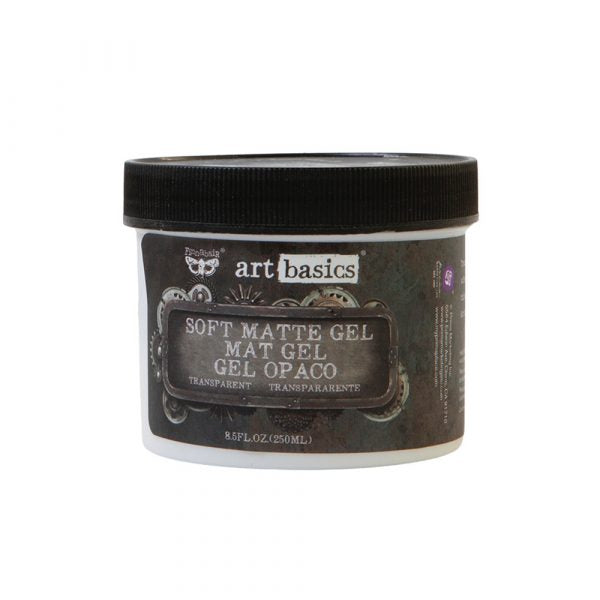 ART BASICS – SOFT MATTE DECOUPAGE GEL JAR- Decoupage Adhesive (8.5 FL. OZ.)