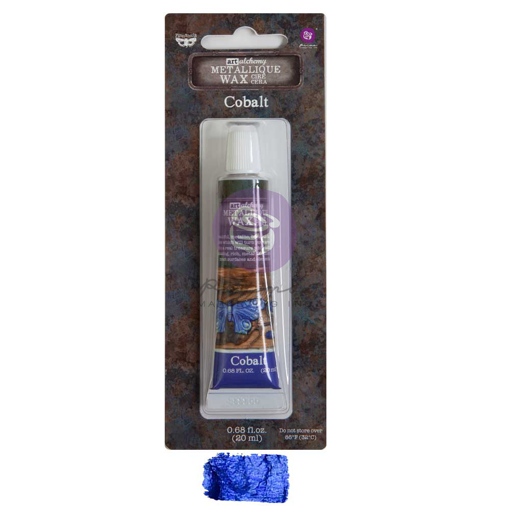 ART ALCHEMY METALLIQUE WAX – COBALT – 0.68OZ (20ML)