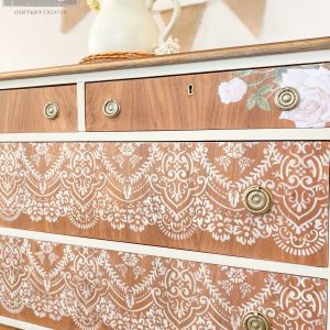 REDESIGN DECOR STENCILS® – ELEGANT LACE – 9″X13.5″, 0.8MM THICKNESS – LASER CUT ON 16 MIL MYLAR