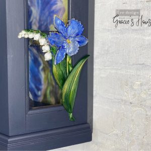 A1 DECOUPAGE FIBER – ENCHANTING IRIS – 1 SHEET, A1 SIZE