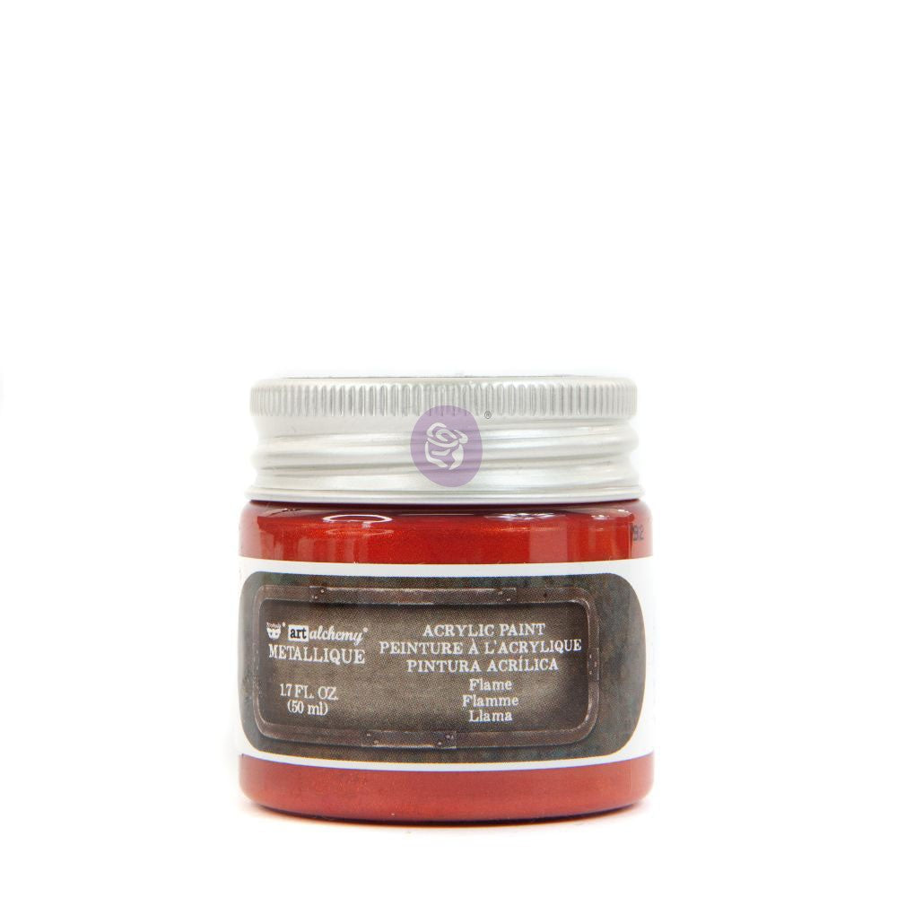 Art Alchemy-Metallique Acrylic Paint – Flame 1.7 fl.oz