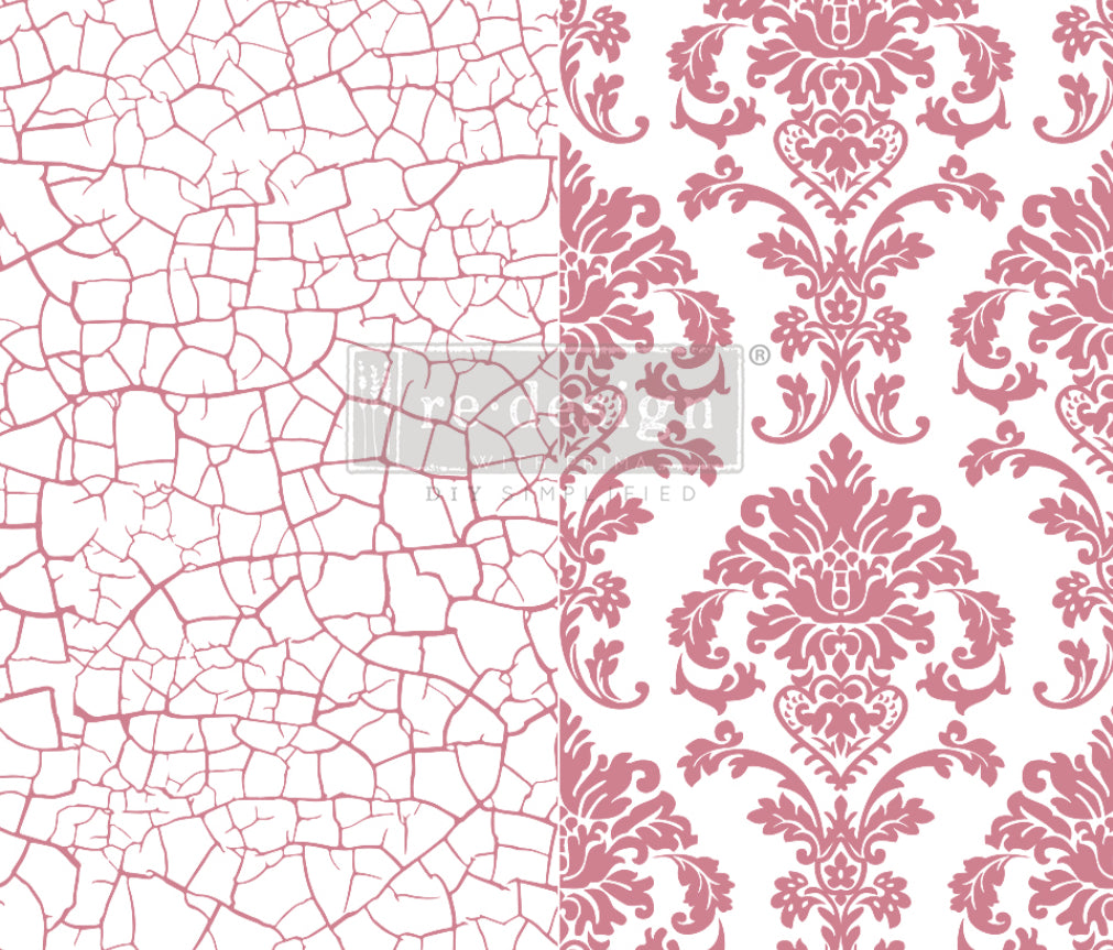 Clearly Aligned Decor Stamps - Imperial Crackle – 12×12