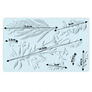 REDESIGN DECOR MOULDS® – HERBOLOGY – 5″X8″, 8MM THICKNESS