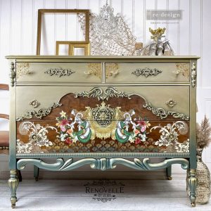 DECOR TRANSFERS® – CECE MERMAID LACE – TOTAL SHEET SIZE 24×35, CUT INTO 2 SHEETS