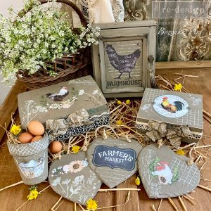 SMALL TRANSFERS – MORNING FARMHOUSE – 3 SHEETS, 6″X12″