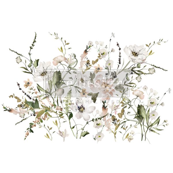 DECOR TRANSFERS® – PASTELS ARTISTRY – TOTAL SHEET SIZE 24″X35″, CUT INTO 2 SHEETS