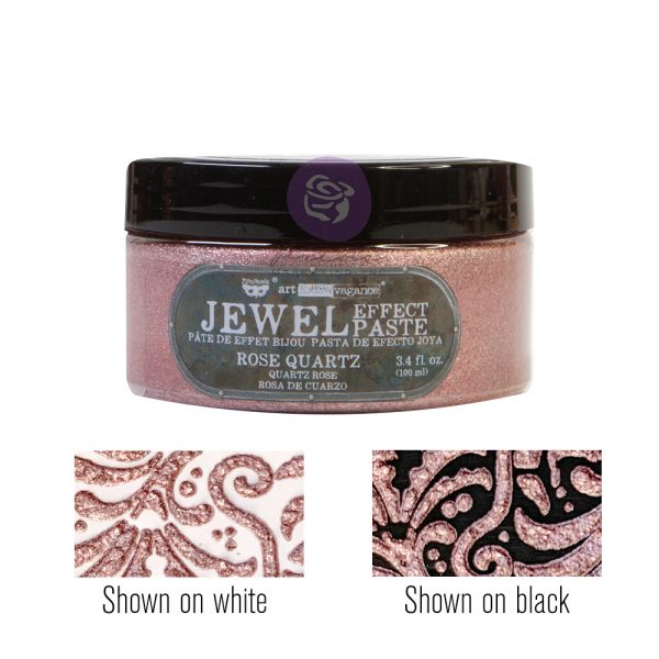 ART EXTRAVAGANCE – JEWEL TEXTURE PASTE – ROSE QUARTZ – 1 JAR, 100ML (3.4 FL OZ)