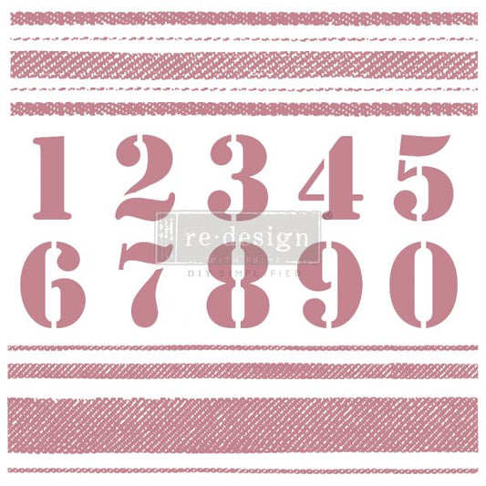 Clearly Aligned Decor Stamps - STRIPES – 12×12