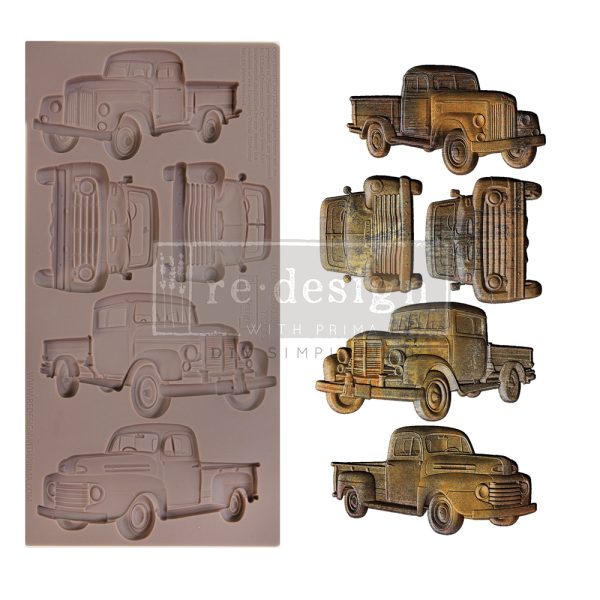 DECOR MOULDS® – TRUCKS – 1 PC, 5″X10″X8MM