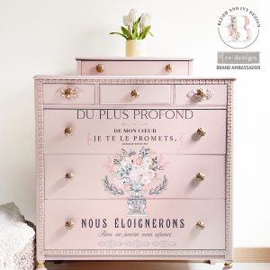REDESIGN DECOR TRANSFERS® – ROYAL BOUQUET – TOTAL SHEET SIZE 24″X35″, CUT INTO 3 SHEETS