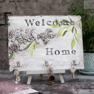 REDESIGN DECOR TRANSFERS® – SPRING BRANCH – TOTAL SHEET SIZE 24″X35″, CUT INTO 3 SHEETS