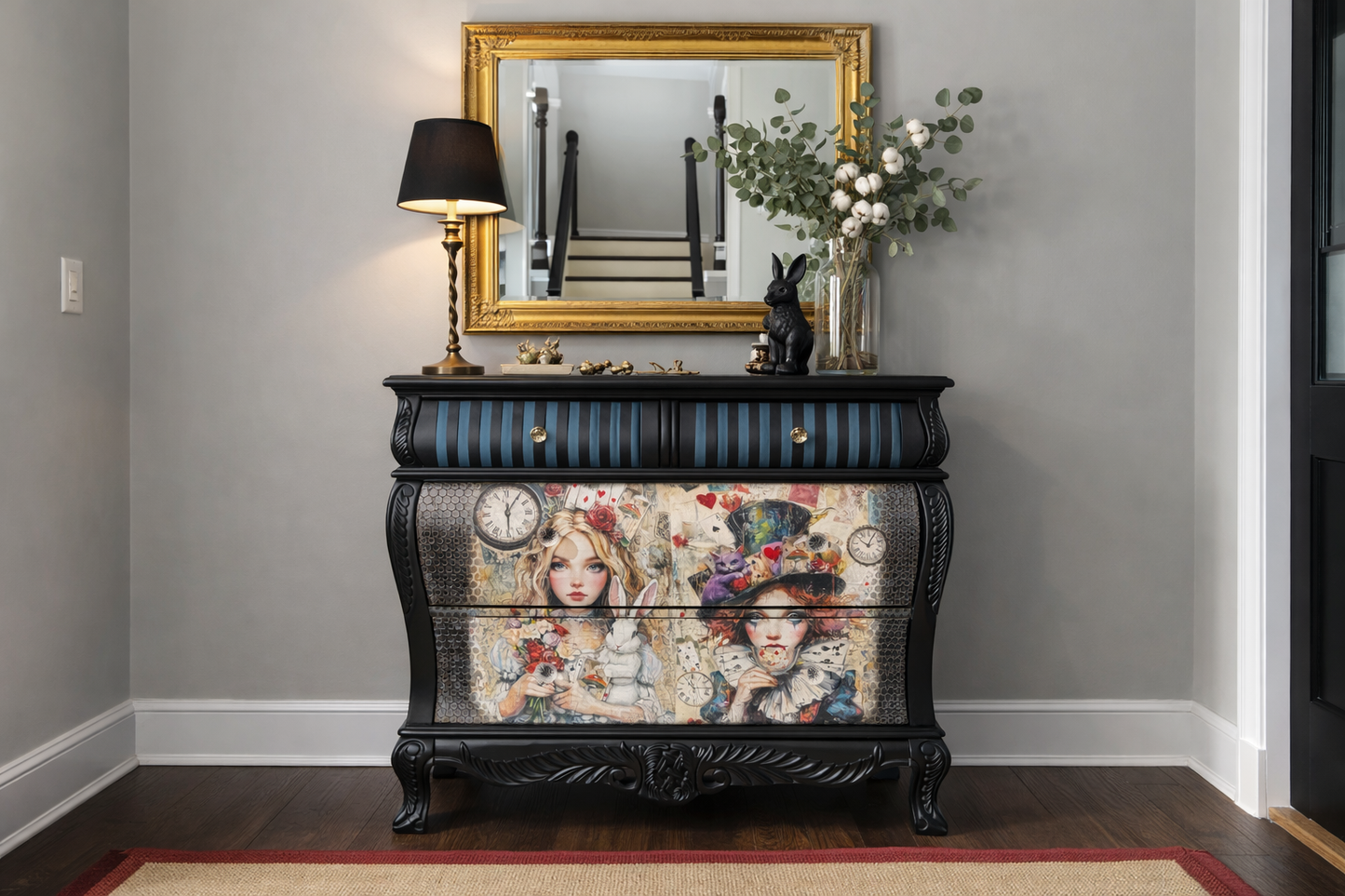 Alice inspired sideboard / entry table