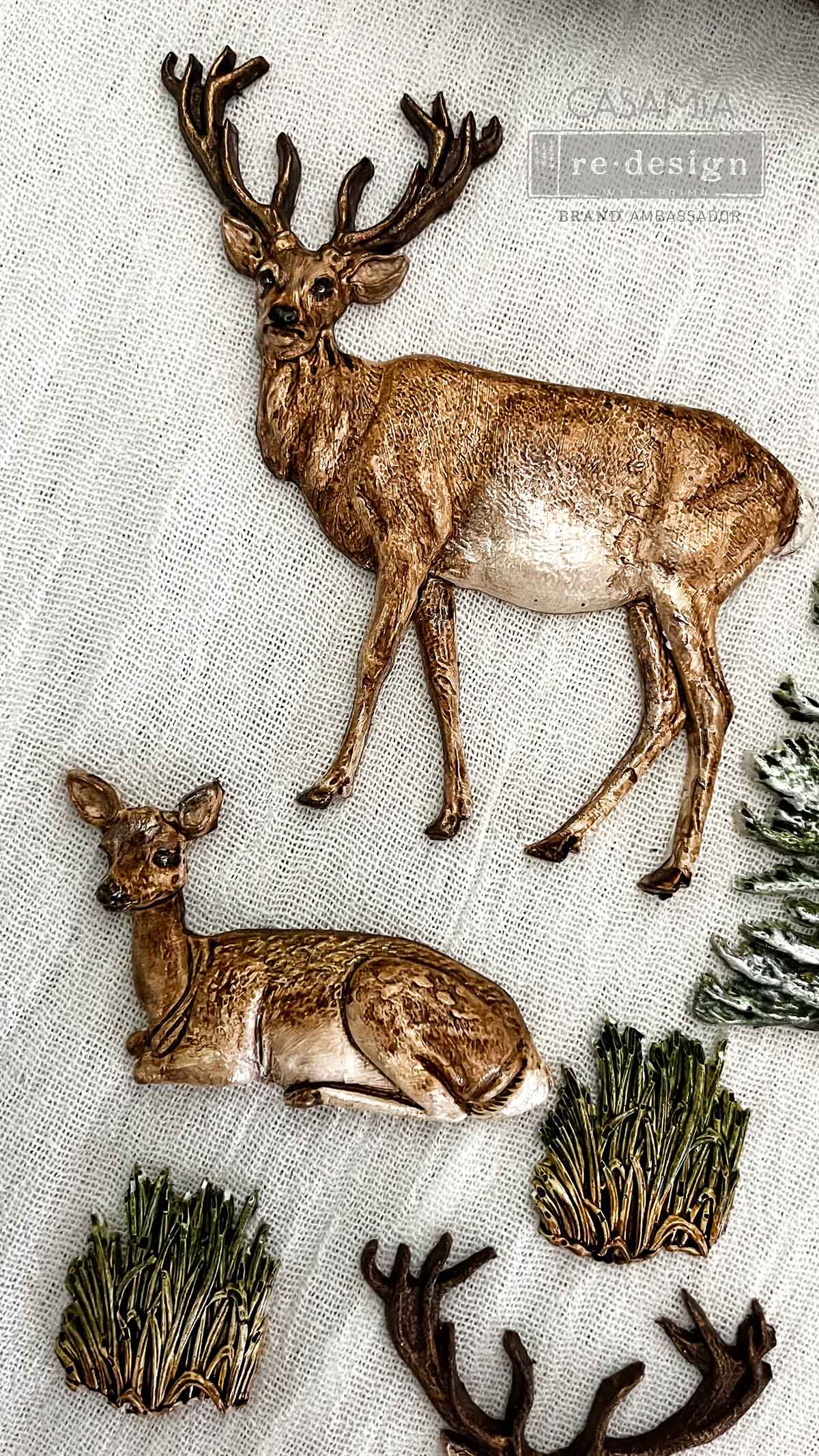 Decor Moulds® – Evergreen Christmas Magic – 1 pc, 5″x10″x8mm
