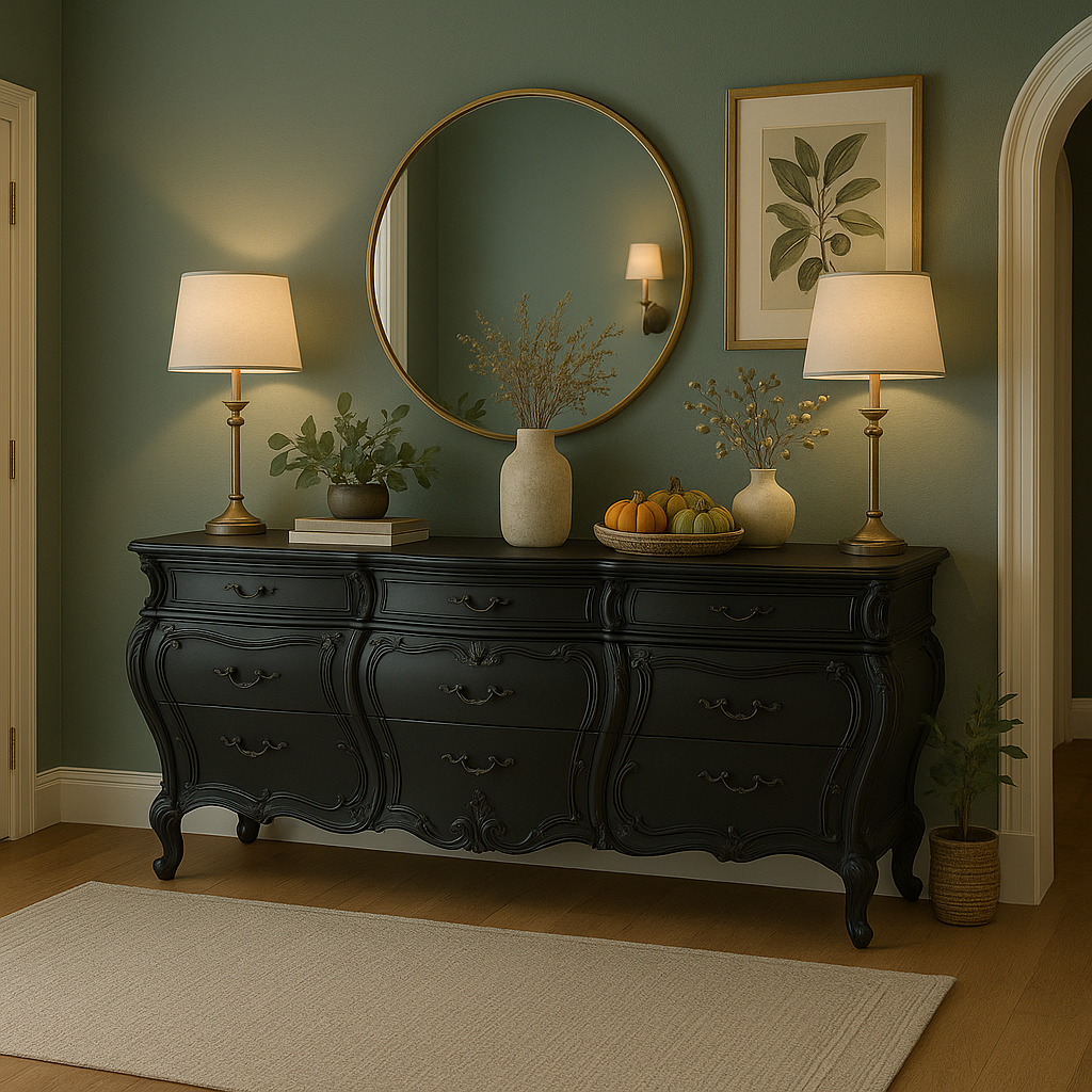 Jet Black Sideboard / Dresser