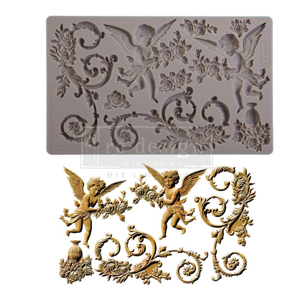 Decor Moulds® – Angelic Aura – 1 pc, 5″x8″x8mm