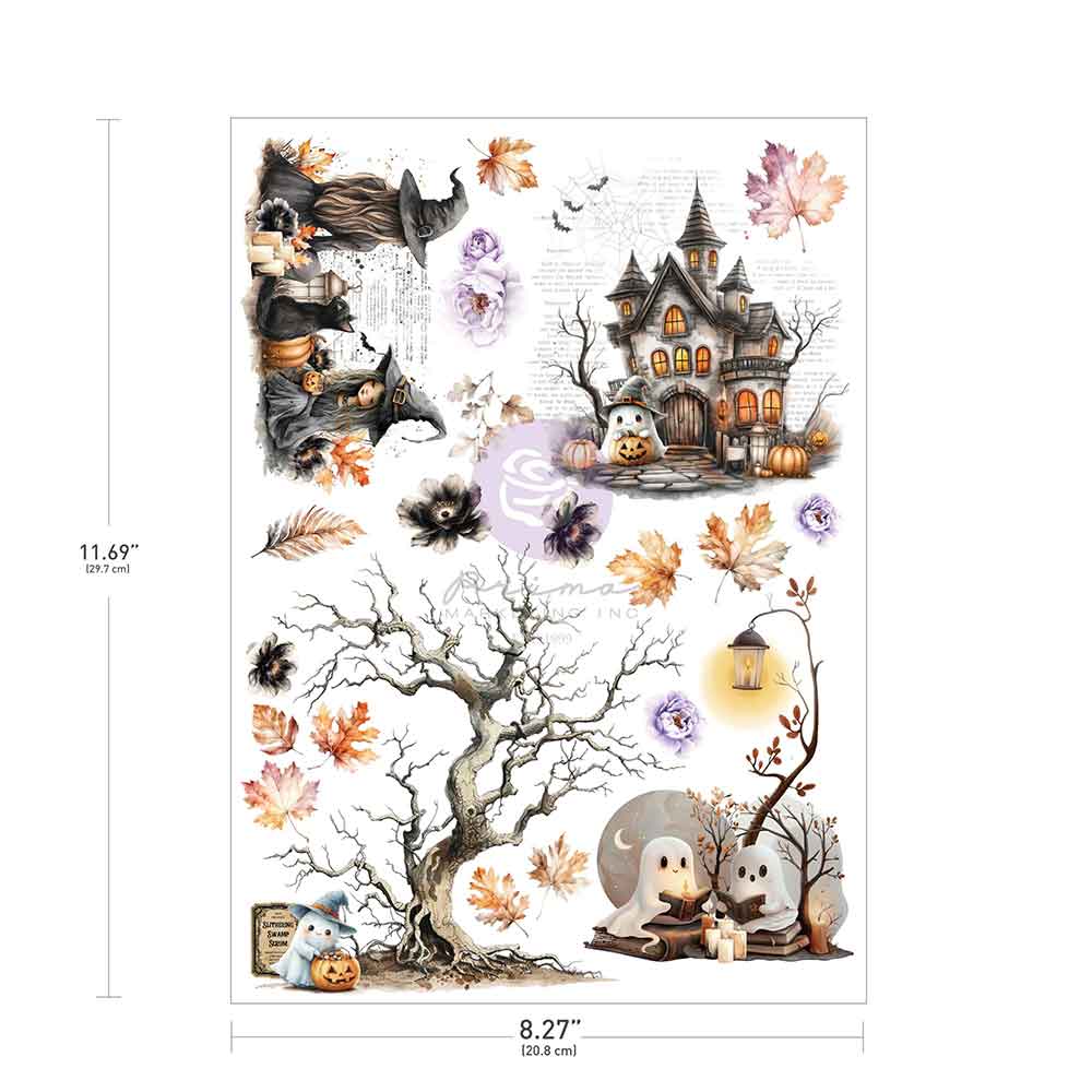 Bewitched Collection A4 Transfer – 1 sheet, 8.3″x11.7″
