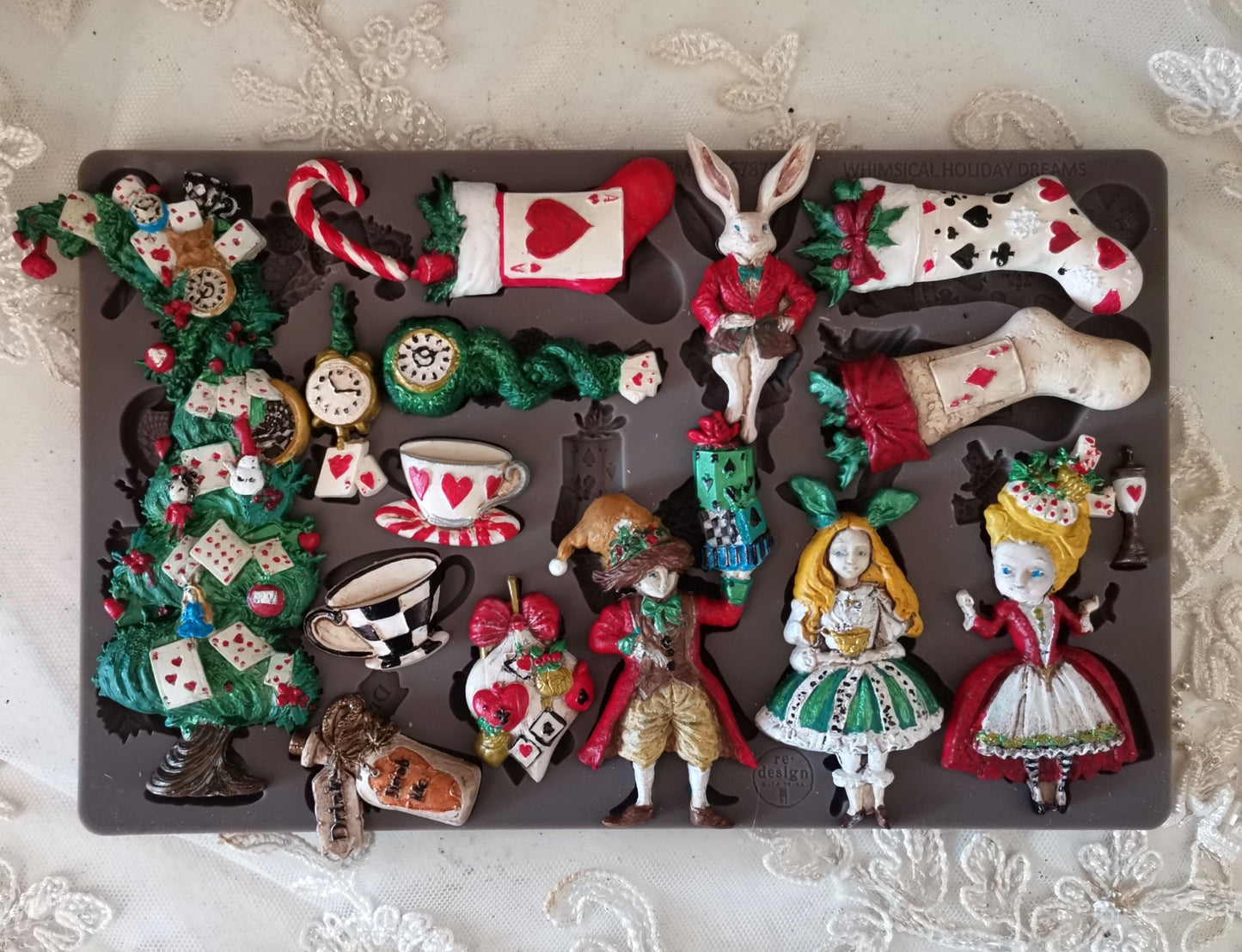 Decor Moulds® – Whimsical Holiday Dreams – 1 pc, 5″x8″x8mm