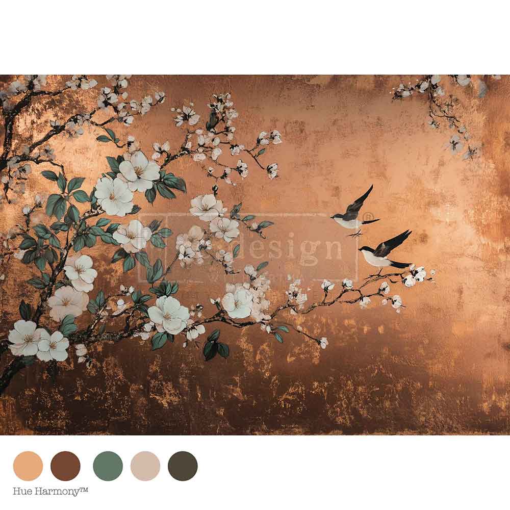 A1 Decoupage Fiber – Feathers In The Glow