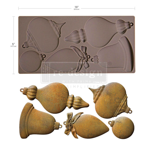 Decor Moulds® – Bright Baubles – 1 pc, 5″x10″x8mm