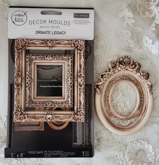 Decor Moulds® – Ornate Legacy – 1 pc, 5″x8″x8mm
