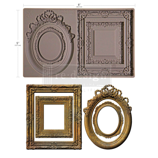 Decor Moulds® – Ornate Legacy – 1 pc, 5″x8″x8mm