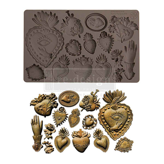 Decor Moulds® – The Love Edit – 1 pc, 5″x8″x8mm