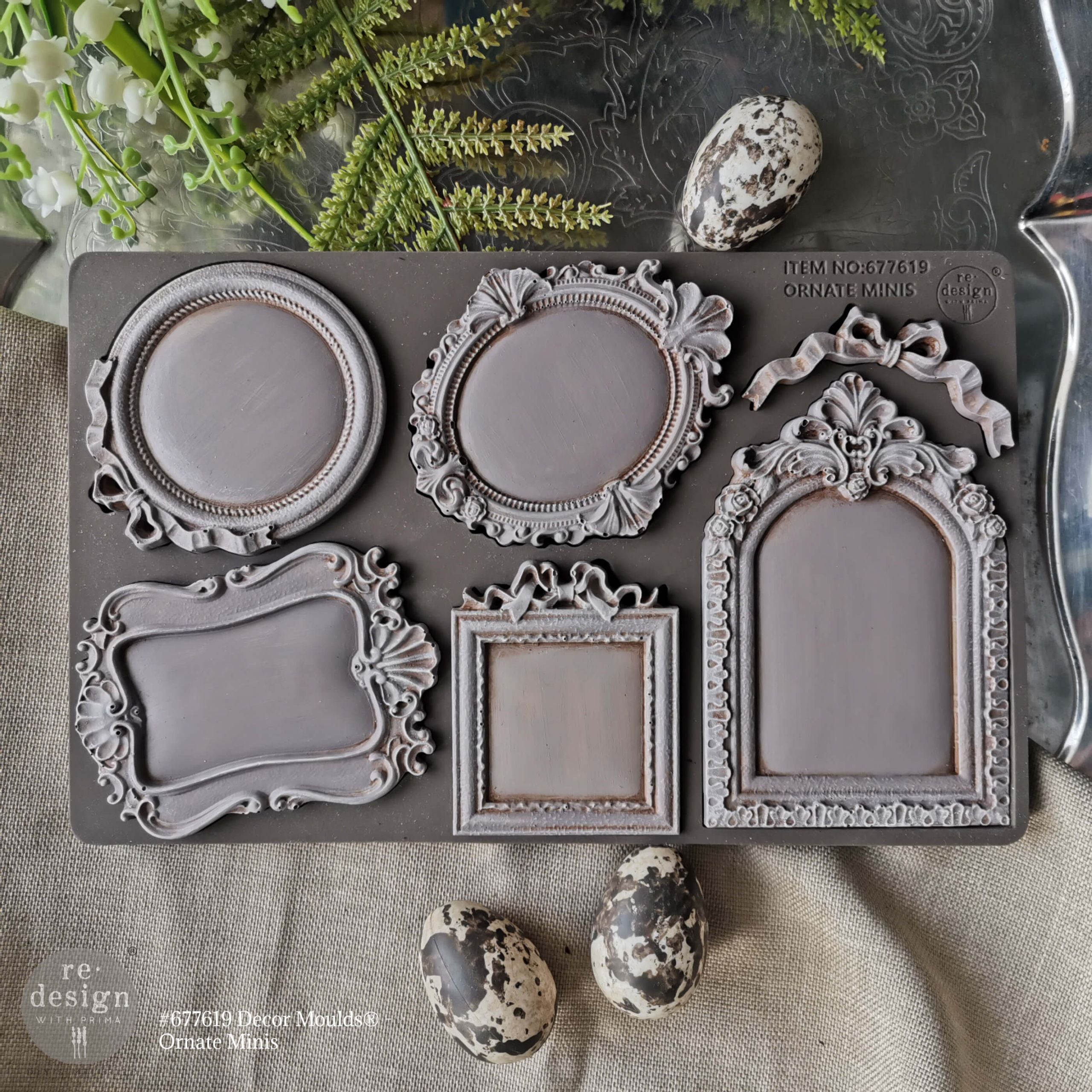 Decor Moulds® – Ornate Minis – 1 pc, 5″x8″x8mm – Sweet Kate's Favs