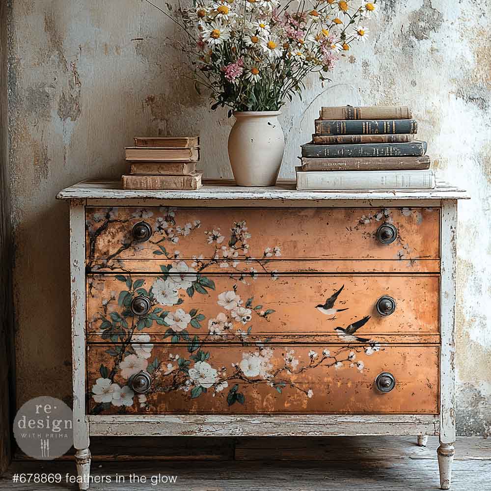 A1 Decoupage Fiber – Feathers In The Glow
