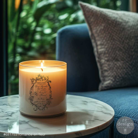 Luxe Transfers® – Romance En Fleur – 2 sheets, 3.25″x11.5″