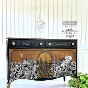DECOR TRANSFERS® 24×35 – ABSTRACT JUNGLE – TOTAL SHEET SIZE 24″X35″, CUT INTO 2 SHEETS