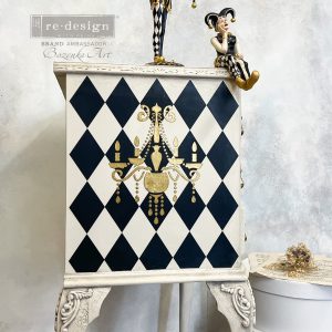 DECOR TRANSFERS® – HARLEQUIN – TOTAL SHEET SIZE 24×35, CUT INTO 2 SHEETS