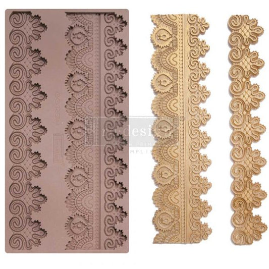 DÉCOR MOULD CECE – BORDER LACE II – 1 PC, 5″X10″X8MM