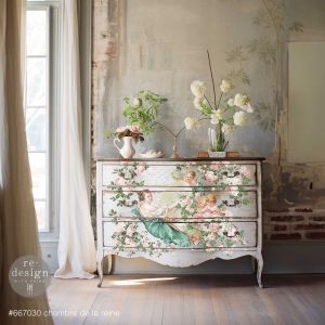 DECOR TRANSFERS® – CHAMBRE DE LA REINE – TOTAL SHEET SIZE 24″X35″, CUT INTO 2 SHEETS
