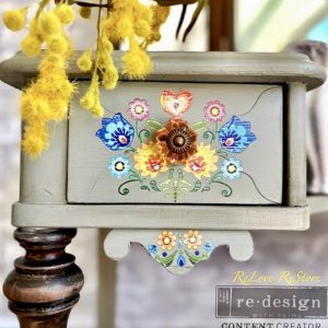 SMALL TRANSFERS – FLORAL POLISH – 3 SHEETS, 6″X12″
