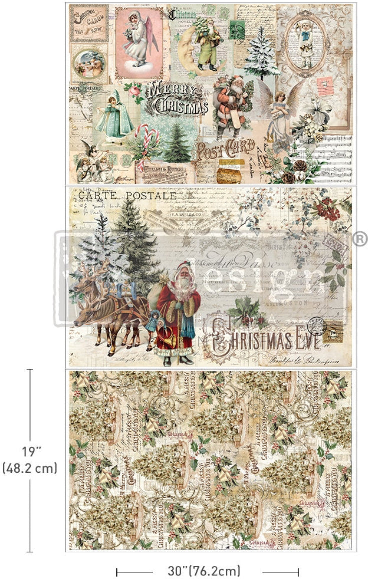 Holly Jolly Decoupage 3Pack