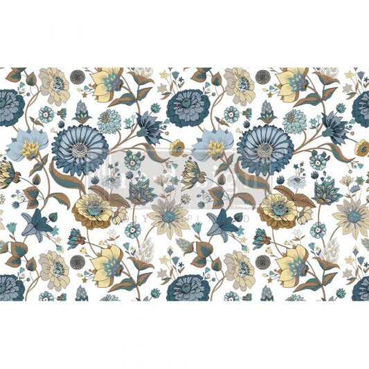 DECOUPAGE DECOR TISSUE PAPER – GARDEN WALTZ – 1 SHEET, 19″X30″