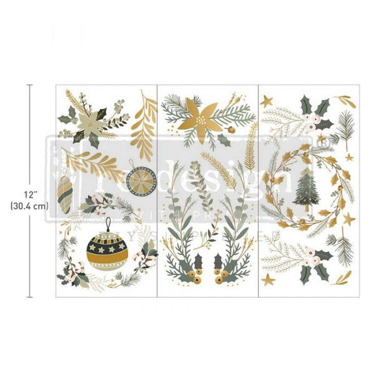 SMALL TRANSFERS – HOLIDAY SPIRIT – 3 SHEETS, 6″X12″