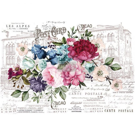 REDESIGN DÉCOR TRANSFERS® – IMPERIAL GARDEN 48″X35″ 6 SHEETS