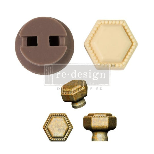 CECE KNOB MOULD – IMPERIAL PEARL – 1 KNOB SET, INCLUDES HARDWARE .